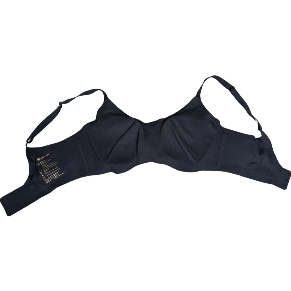 Honeylove Crossover Wireless Bra Small Midnight Black - Picture 7 of 8